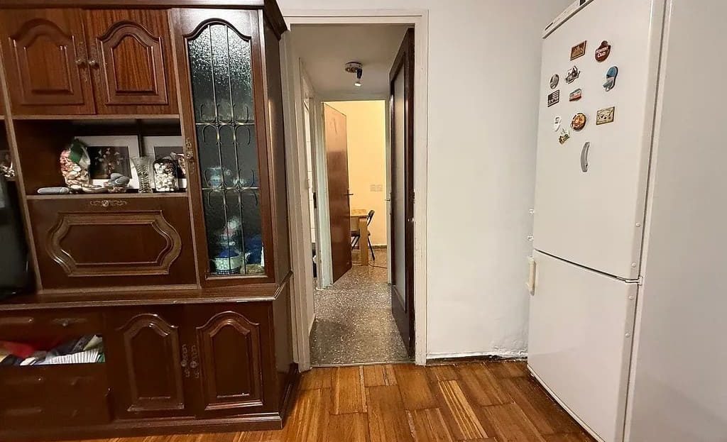 Проходная зона с шкафом и холодильником