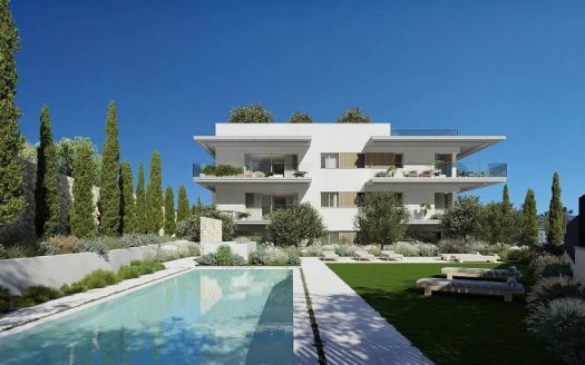 Внешний вид жилого комплекса Cala Blanca Residences в Ситжесе