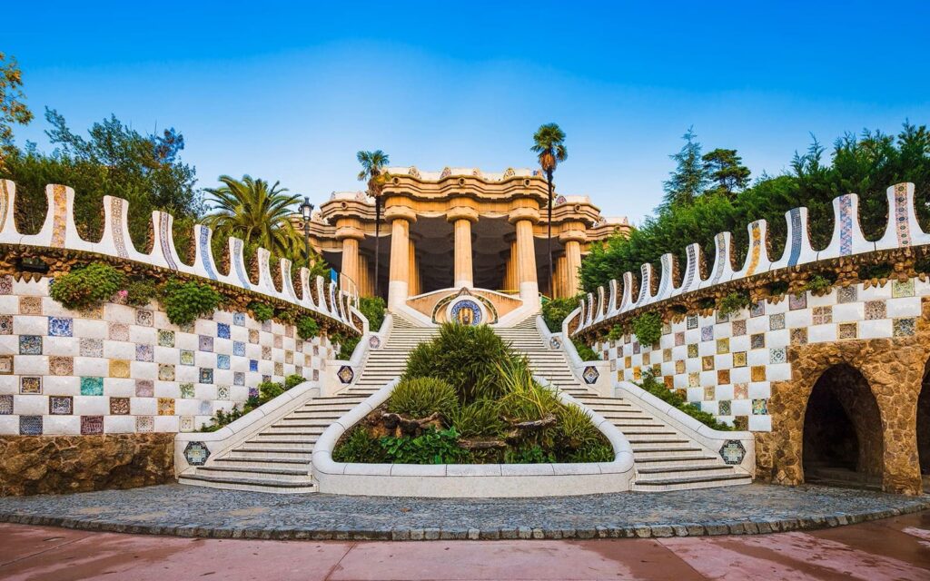 Parque Güell en Barcelona
