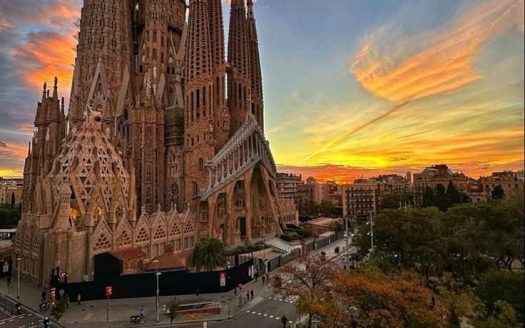 Саграда Фамилия вид с балкона