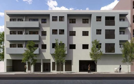 Фасад нового жилого комплекса Macià Vila Residencial в Реусе