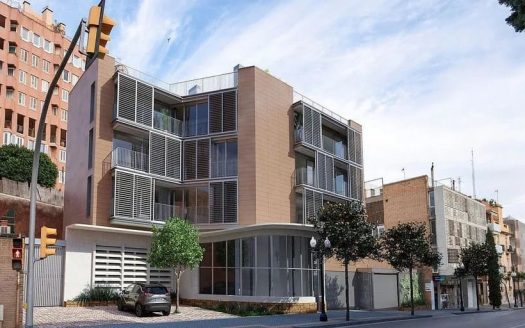 Фасад жилого комплекса Residencial Vía Augusta 14 в центре Таррагоны