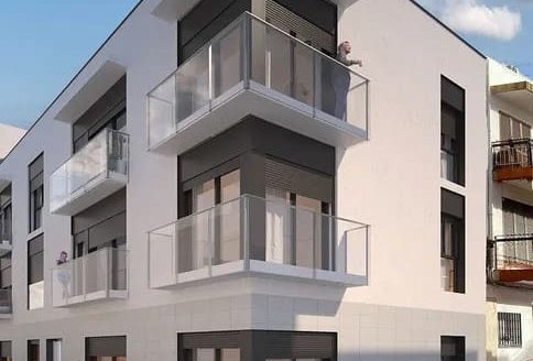 Новый жилой комплекс ELAND-SITGES, современный фасад, Ситжес