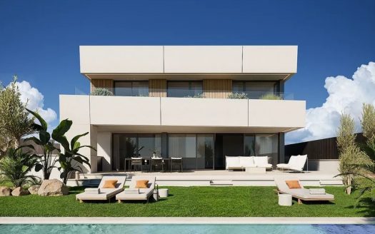 Современная вилла с бассейном и панорамным видом, Ла-Плана-де-Ситжес