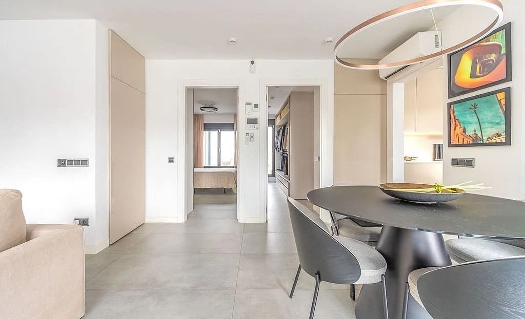 Обеденная зона открытой планировки