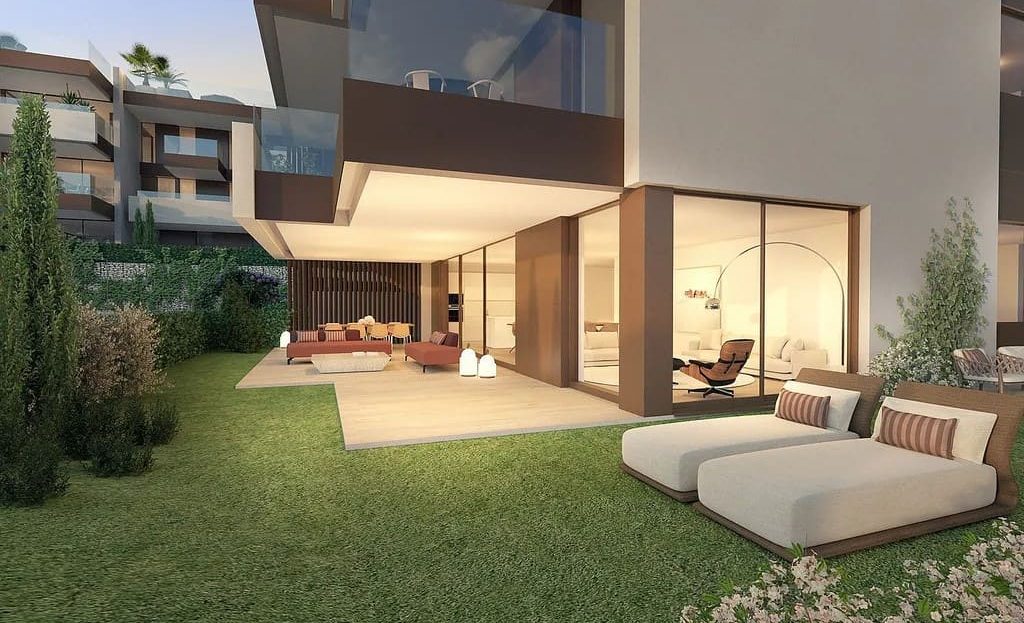 Квартира на первом этаже с частным садом и террасой