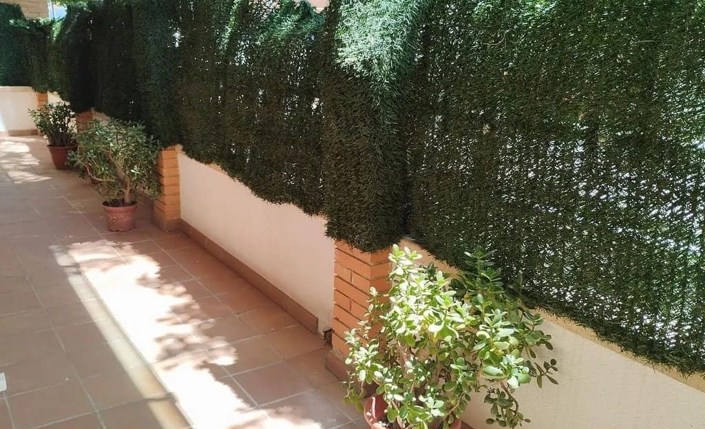 Уютная терраса с озеленением и приватной атмосферой