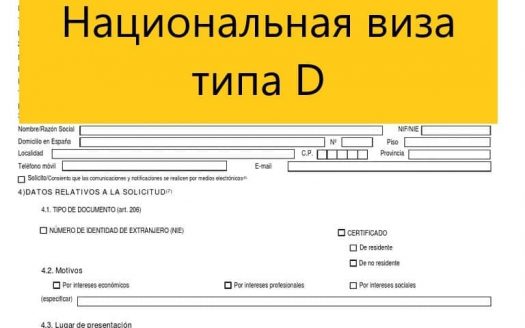 Как получить визу D в Испанию