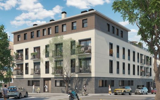 Фасад нового жилого комплекса Sant Magí 20 в Сан-Кугат-дель-Вальес